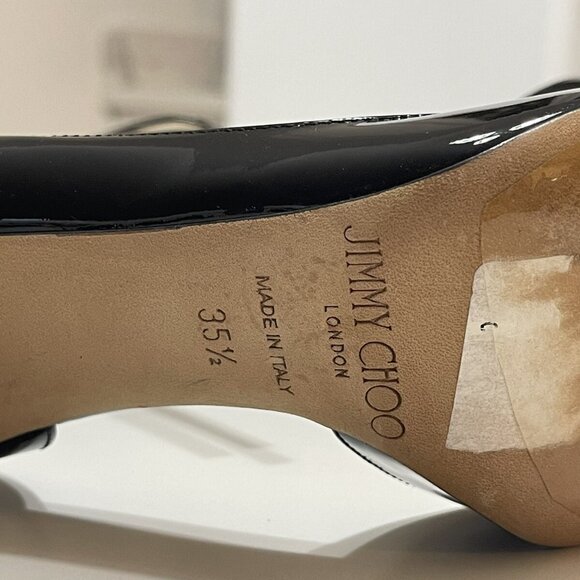 Jimmy Choo Black Crystal Heels - Picture 4 of 5